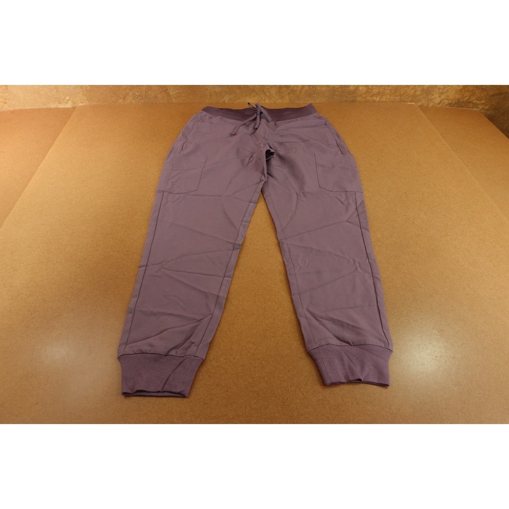 Mandala Womens Size Medium Dewberry Purple Pocketed Jogger Scub Pant NWT